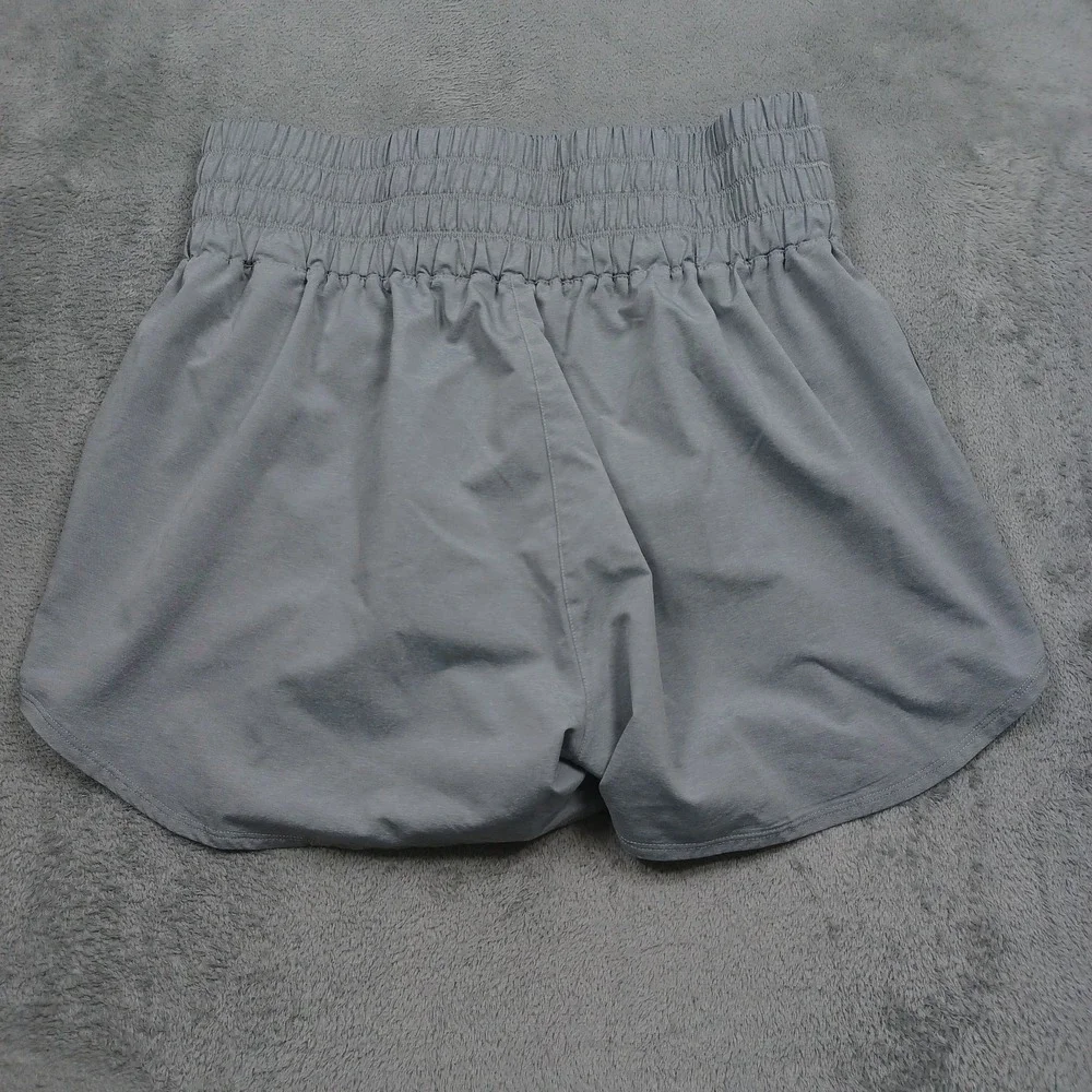 Nike Shorts Womens XL Gray Activewear Running Dri Fit High Rise